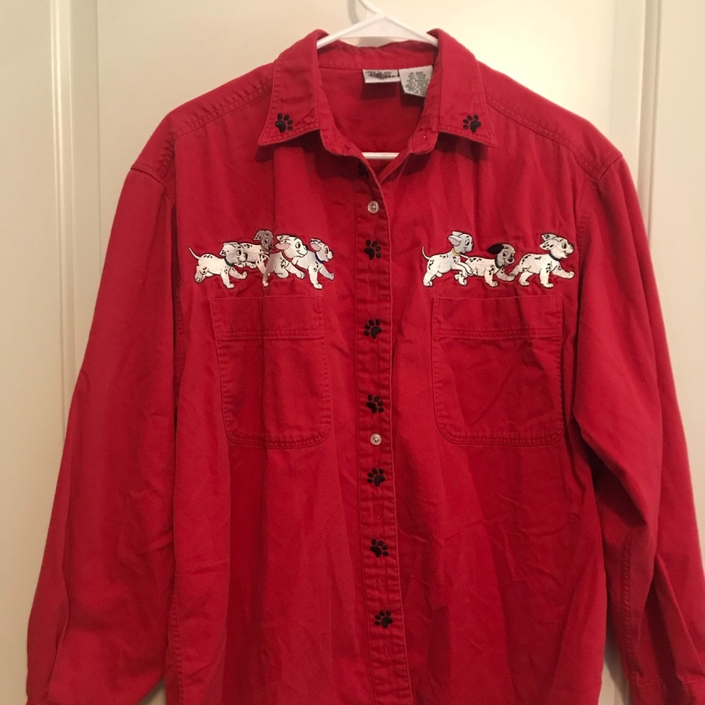 Disney embroidered shirt
